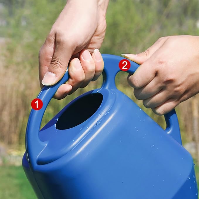 Indoor Watering Cans for House Plants 1 Gallon Plastic Watering Pots for Outdoor Plants with Handle Durable Plant Watering Devices for House Plants Succulent Bonsai Garden Flower Gardening Tools