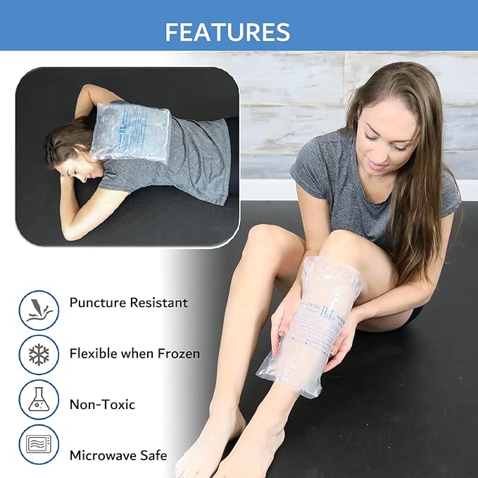 Hot and Cold Thermal Therapy Gel Ice Pack Medium 10" x 12" By Life & Limb Gel (2)