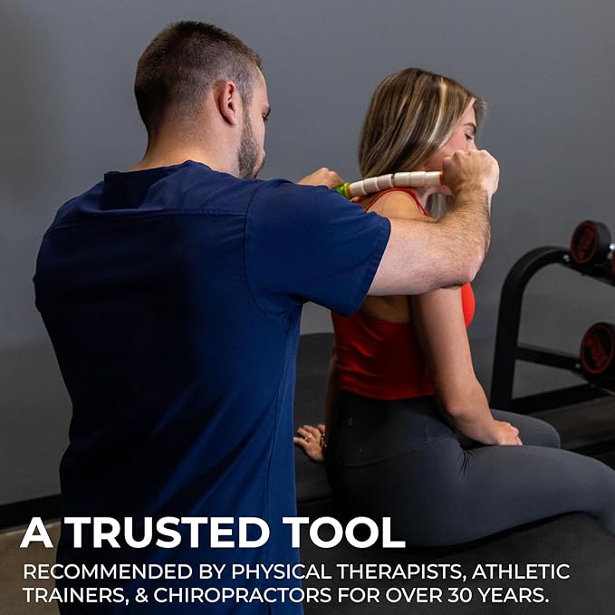 The Original Massage Stick - Self Myofasical Release Muscle Roller Stick - 14" Little Stick