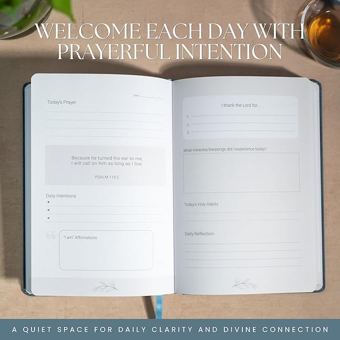 Gratitude & Prayer Journal for Women | 90-Day Christian Devotional with Bible Verses, Guided Prompts, Daily Reflections, Affirmations & Prayer Tracker | Faith-Based Journal for Spiritual Growth