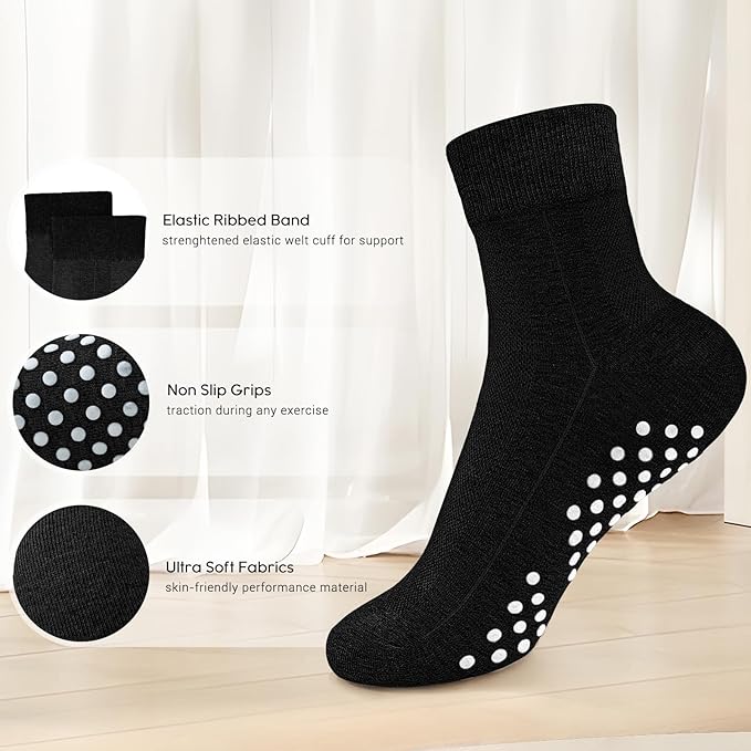 DIBAOLONG Womens & Mens Low Cut Socks, 6-Pair Ankle No Show Athletic Short Cotton Socks