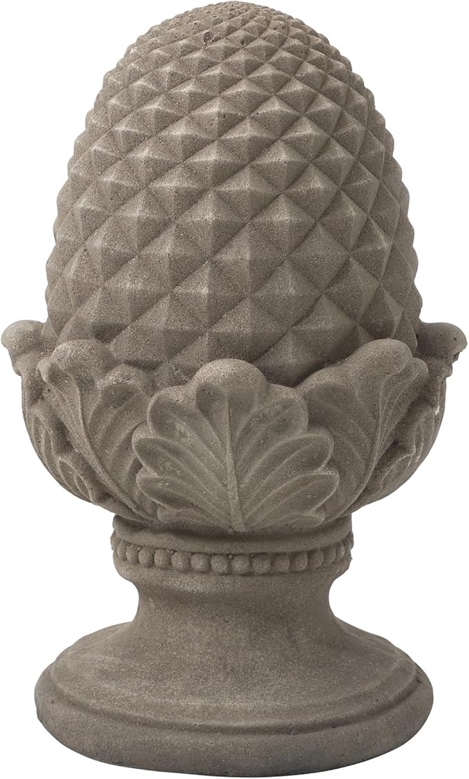 Glitzhome Artichoke Garden Statue, 16.5" H