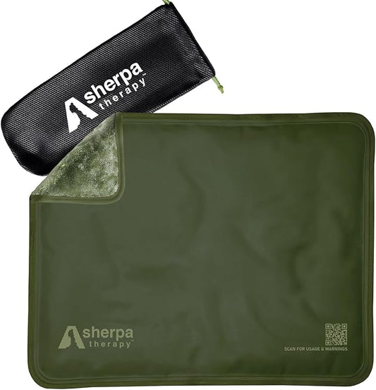 Large Ice Packs for Injuries Reusable - Soft Gel Hot and Cold Packs for Injuries, Hip, Shoulder, Back Pain Relief - 11.5" x 14.5" - Green