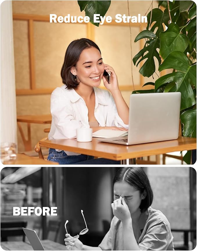 F FORITO 2-Pack 15.6 Inch Anti Blue Light Laptop Screen Protector, Eye Protection Anti Glare Matte Computer Screen Cover for 15.6" Laptop with 16:9 Aspect Ratio, Reduce Eye Strain and Touch Sensitive