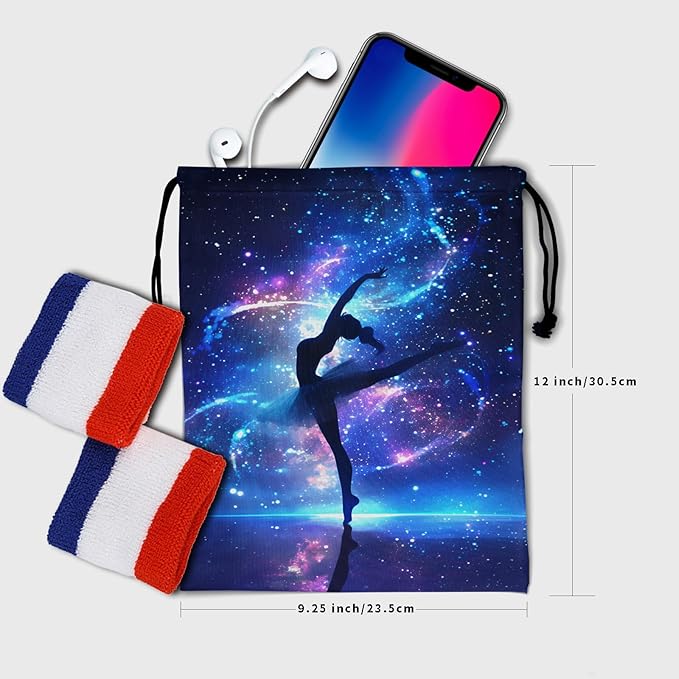 Gymnastics Grip Bag for Gymnasts Gymnastic Drawstring Bag Gym Athlete Bag