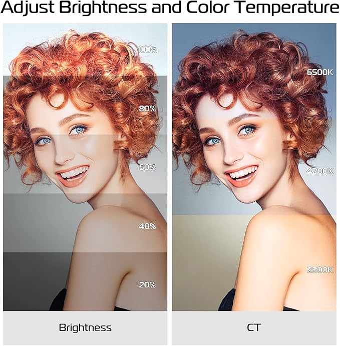 ULANZI VL66 Bi-Color Adjustable Rechargeable 2500-6500K - Mini Video Portable Light on Cam, 2000mAh CRI95+ Dimmable, Ultra Bright Photo & Video Lighting, LED Fill Lamp for DSLR Camcorder Action Camera