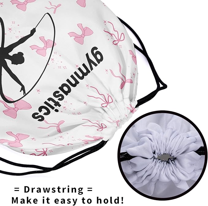 Gymnastics Grip Bag for Gymnasts Gymnastic Drawstring Bag Gym Athlete Bag