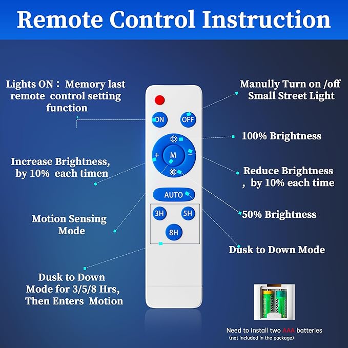 Ofuray Of-5200W Solar Street Lights Outdoor, 520000LM Solar Security Flood Lights Parking Lot Lights Commercial Dusk to Dawn, IP67 6500k LED Street Light with Remote Control for Street,Court,Barn