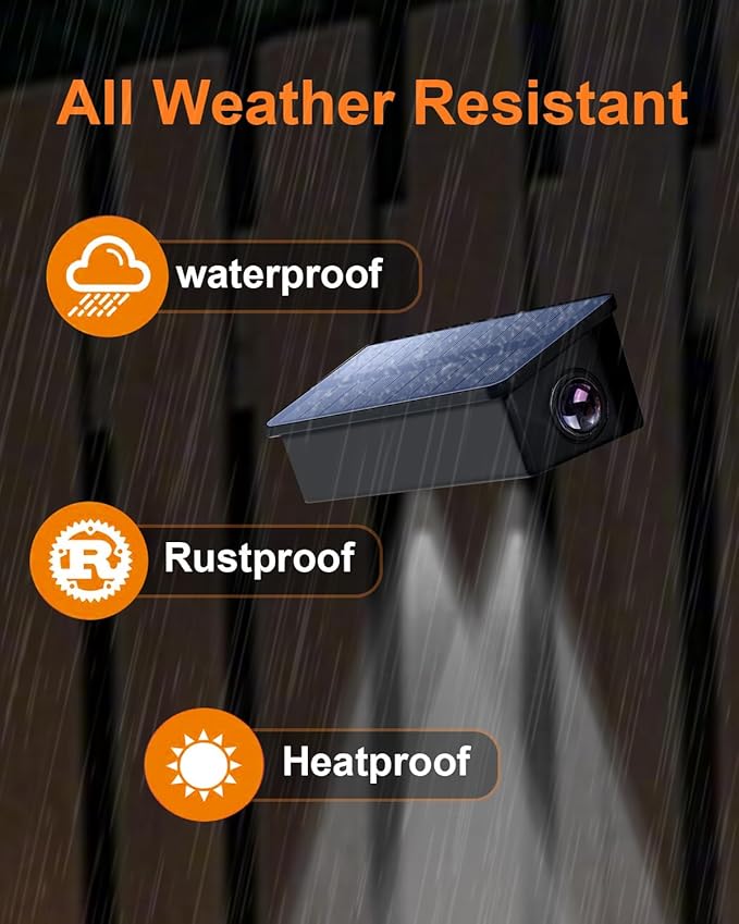 Solar Fence Lights Outdoor Waterproof LED Spot Lens for Step, Wall, Deck, Patio, Yard, Rail, Garage, Pool, Stair, Balcony, Walkway, Garden Landscaping Enhanced Security Easy Install Cool White 12 pack