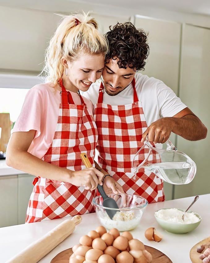 Silicone Spatula Spoon Set, Great for Mixing, Folding, Scraping, and Spreading, Sturdy BPA-Free Matte Silicone, Wooden Handle Rubber Spoonula for Nonstick Cookwares,4 Pack (GREY)