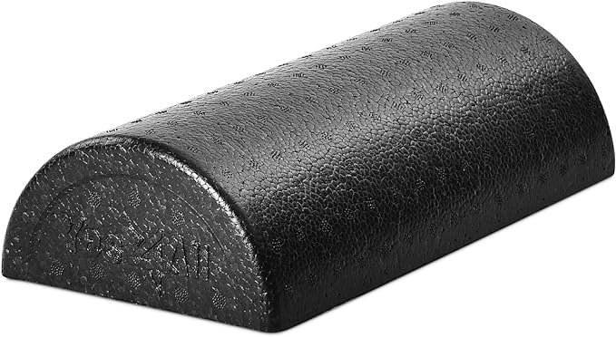 Yes4All High-Density EPP Half Round Back Roller Foam, Exercise Foam Roller for Yoga, Pilates & Stretching - 12, 18, 24, 36 inch