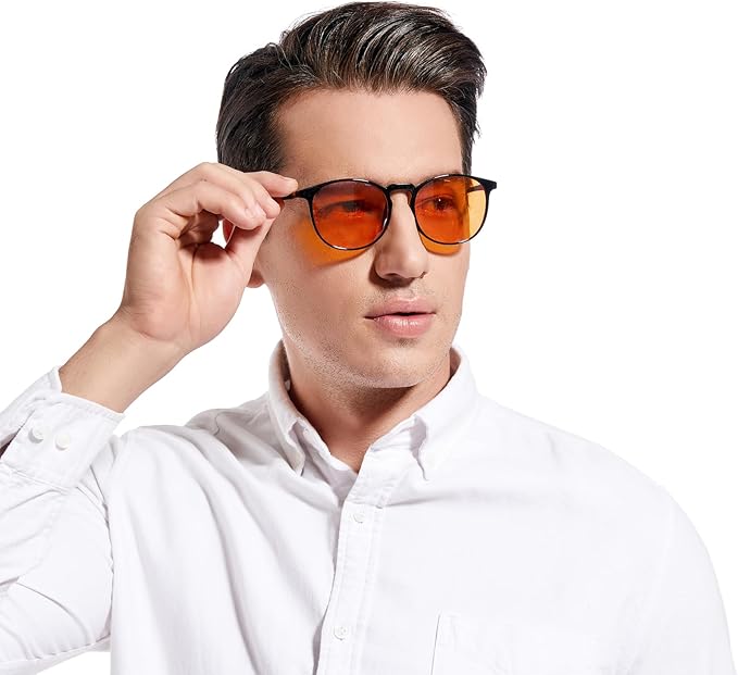 JW MARRIOTT Blue Light Blocking Glasses,Blue Light Glasses Women Men,Anti Blu-Ray Clear Gaming Glasses Lense