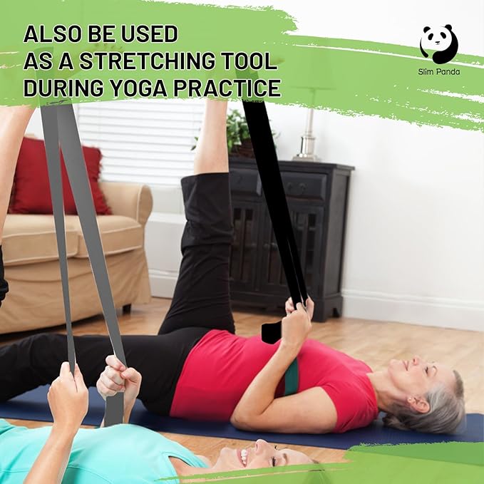 Slim Panda Yoga Mat Straps for Carrying, Adjustable Yoga Mat Carrier, Yoga Mat Sling(Yoga Mat Not Included)