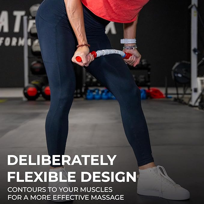 The Original Massage Stick - Self Myofasical Release Muscle Roller Stick - 18" Travel Stick