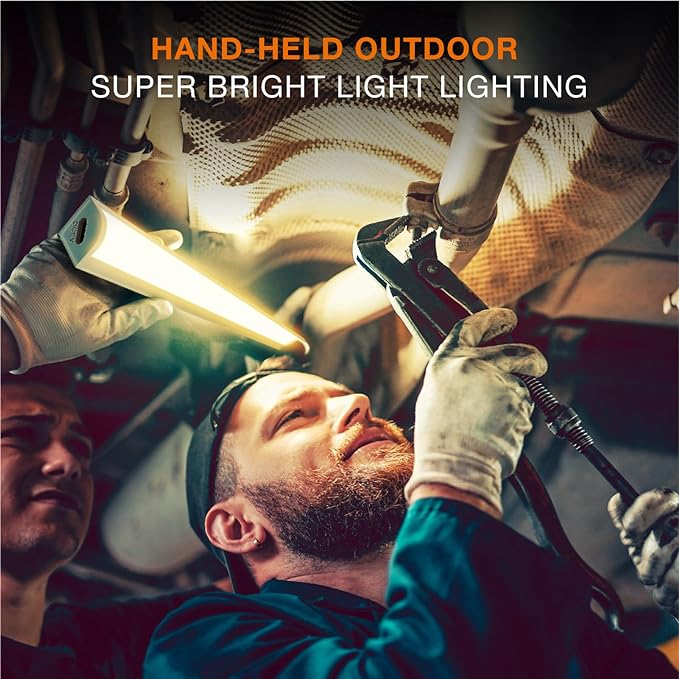 Under Cabinet Lights Remote Control,2 Pack Magnetic Dimmable Closet Lights,USB Rechargeable Wireless LED Shop Light,Ceiling and Under Counter Lights for Kitchen,Wardrobe,Shelf (Black, 40)