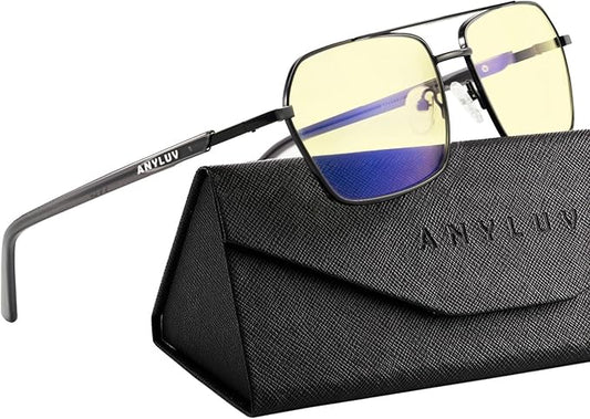 ANYLUV Blue Light Glasses Men/Women, Blue Light Blocking Glasses, Computer Screen Blocker Eyes Protection Glasses