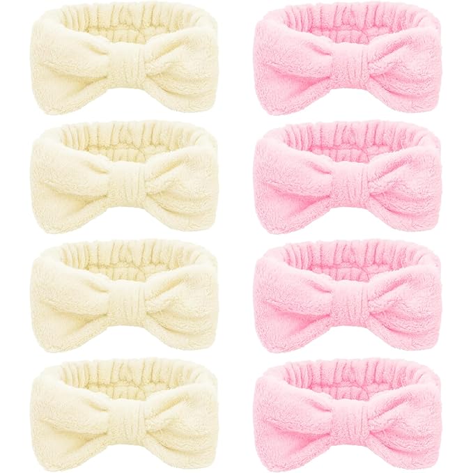 Ondder Skincare Headband for Washing Face Spa Makeup Face Wash Headband Skin Care Headbands Terry Cloth Head Band Bachelorette Party Favors Spa Party Hair Accessories Bachelorette Gifts for Bride