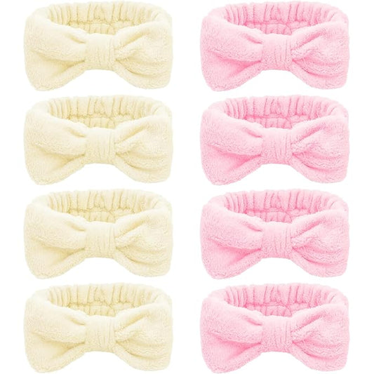 Ondder Skincare Headband for Washing Face Spa Makeup Face Wash Headband Skin Care Headbands Terry Cloth Head Band Bachelorette Party Favors Spa Party Hair Accessories Bachelorette Gifts for Bride