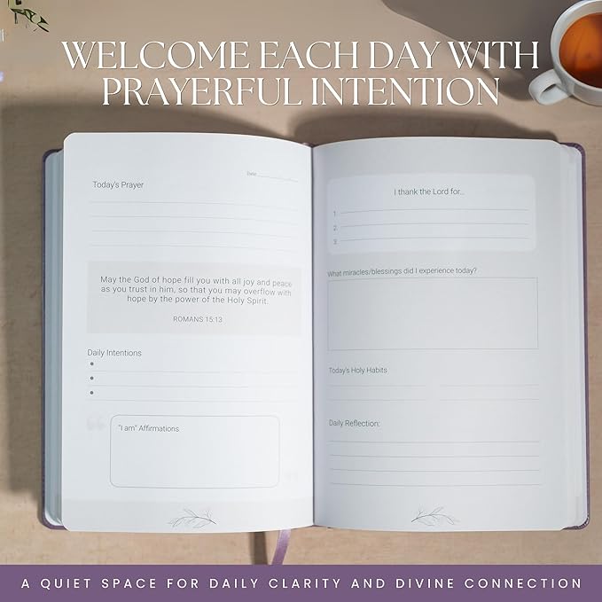 Gratitude & Prayer Journal for Women | 90-Day Christian Devotional with Bible Verses, Guided Prompts, Daily Reflections, Affirmations & Prayer Tracker | Faith-Based Journal for Spiritual Growth