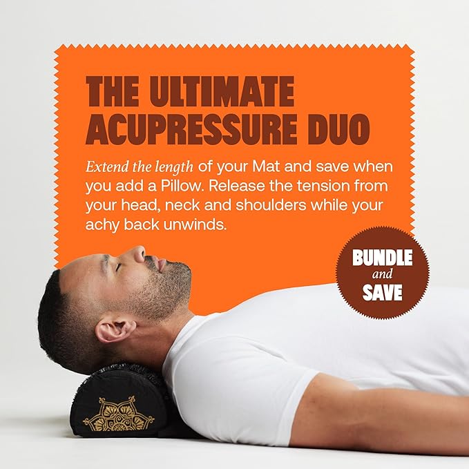 ShaktiMat Acupressure Mat for Relaxation, Level 1, 8,000 Signature Spikes That Massage Muscles, Aid Sleep & Unlock Inner Tension | Similar to Acupuncture, No Needles Required