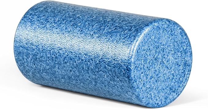 Tone Fitness High Density EPP Foam Exercise Foam Roller for Yoga, Pilates, Stretching, Massage, and Recovery | Multiple Sizes and Colors