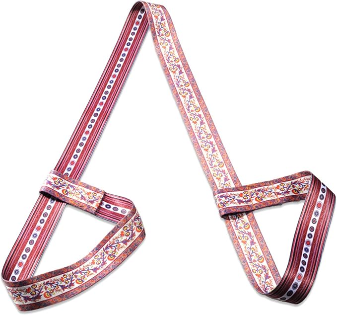 Yoga Mat Carrier Strap, Adjustable Thick Straps Sling for Carrying Large Mats, Stretching Ban