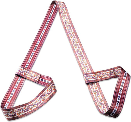 Yoga Mat Carrier Strap, Adjustable Thick Straps Sling for Carrying Large Mats, Stretching Ban
