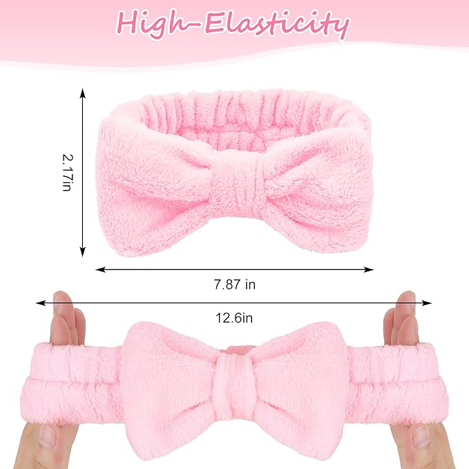 Ondder Skincare Headband for Washing Face Spa Makeup Face Wash Headband Skin Care Headbands Terry Cloth Head Band Bachelorette Party Favors Spa Party Hair Accessories Bachelorette Gifts for Bride