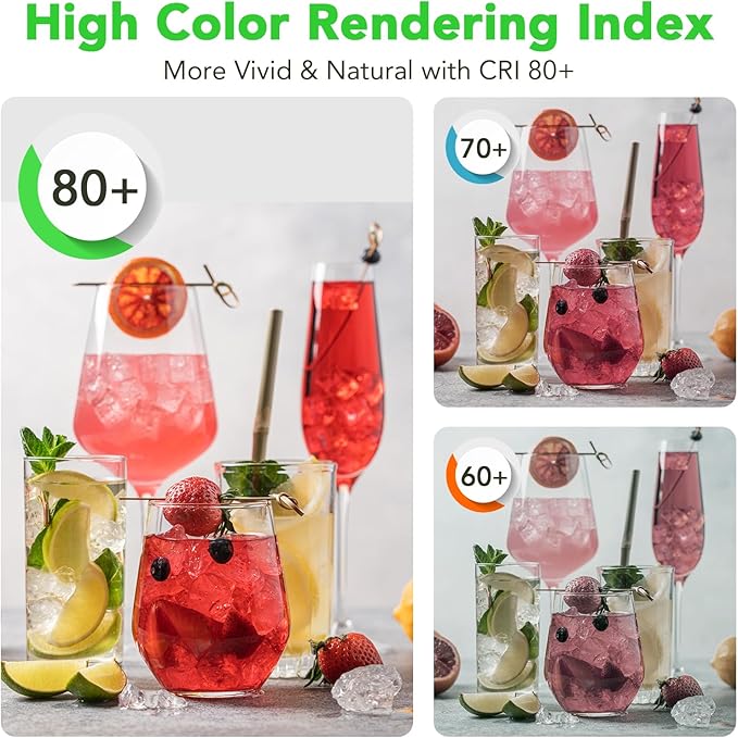 BUBO LED Light Bulbs, 60 Watt Equivalent LED Bulbs A19, 2700K Soft White Light Bulbs, 800 Lumens, E26 Standard Base, Non-Dimmable, 8W Bright White LED Bulbs for Bedroom Home Office, 24 Pack