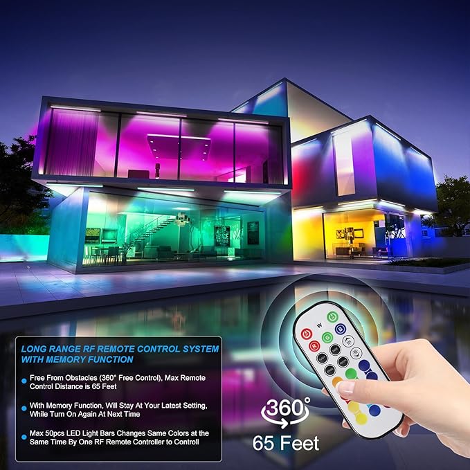 Wall Washer Light RGBW Color Changing Outdoor Bar Lights Waterproof Plug in 39 Inch Stage Light Bar RGB Wall Wash Lighting for Commercial Advertising Boards Lighting