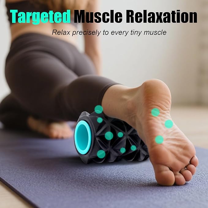 5 Pack Zomyove Roller- Back Wheel for Deep Tissue Massage, XR Foot Massage Roller for Targeted Massage for Plantar Fasciitis and Foot Fatigue, Roller Kit for Physical Therapy & Exercise