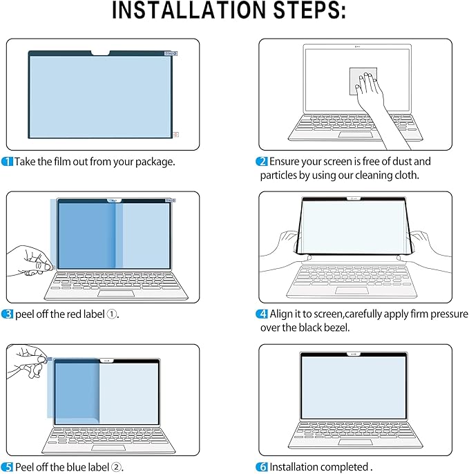 for Macbook Air Screen Protector 13 inch 2021 Anti-Glare Anti-Blue Light Screen Filter,Eye Protection Blue Light Blocking Filter for Macbook Air 13" (2021-2018) with Touch ID M1 A2337 A1932 A2179