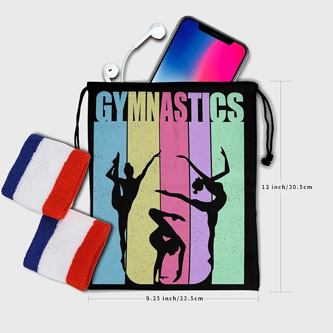 Gymnastics Grip Bag for Gymnasts Gymnastic Drawstring Bag Gym Athlete Bag