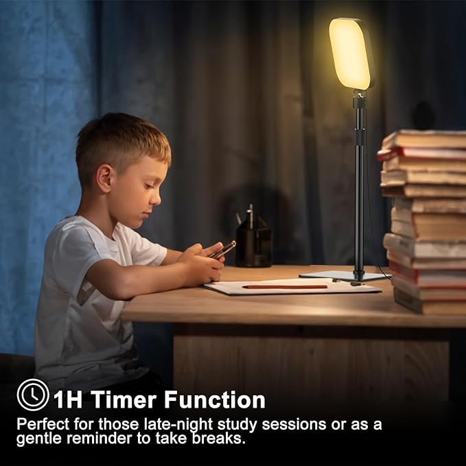 Video Conference Lighting, 180 LED Webcam Light with 3 Color & 5 Brightness for Video Recording, Zoom Light with Phone Holder for Laptop Computer Online Meeting, Video Calls, Live (1-Pack with Remote)