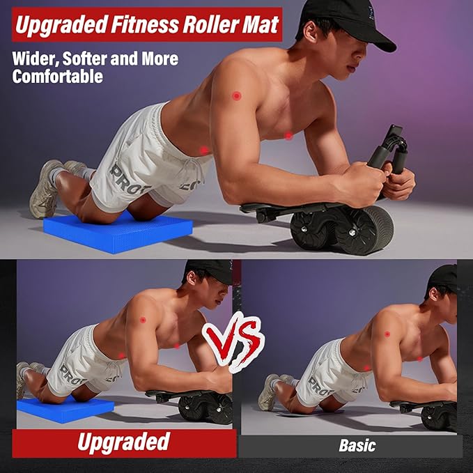 Balance Pad- Exercise Foam Balance Pad for Workout,Non-Slip & Water-Resistant Stability Trainer Mat,Ultra-Soft TPE Foam Knee Cushion for Balance Training, Fitness, Physical Therapy,Yoga