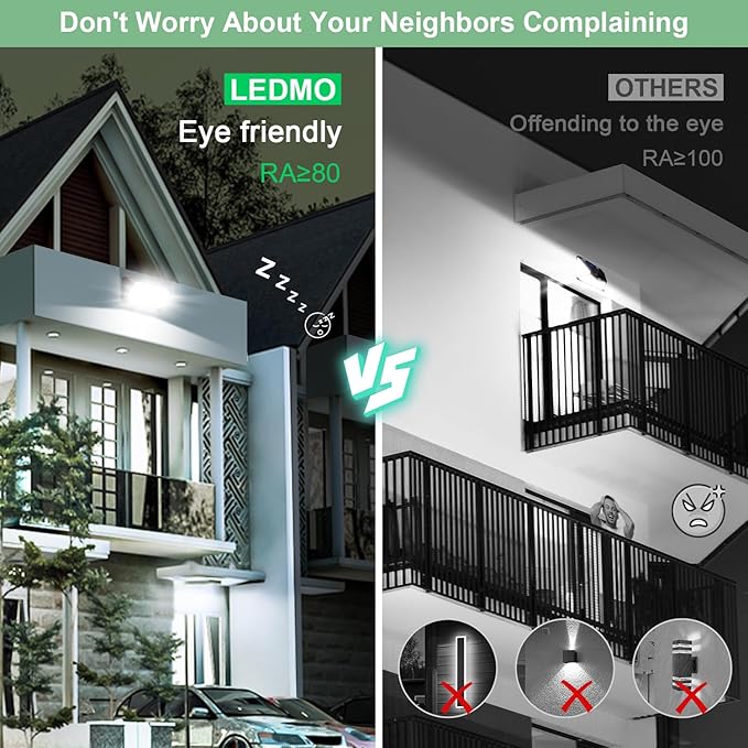 ledmo Wall Pack Light 150w Waterproof 5000K 21000lm 100-277V Equivalent Energy Save Ultra Bright Commercial Outdoor LED Wall Lights Exterior Security Flood Lighting 4 Pack for Yard,Garage,Building