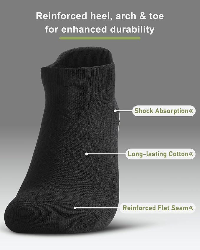 Pilates Grip Socks - Cushioned Slipper Non-Slip Grippy for Women Men Yoga - Barre Workout Hospital Sticky Socks