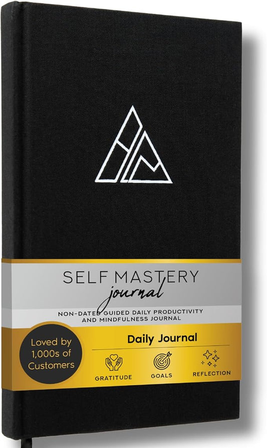 Self-Mastery Journal for Men - Gratitude Journals – 5 Minute Journal - Reflection Manifestation Journals for Mindfulness – Self Care Journal – Goal/Guided Gratitude Journal for Women & Men