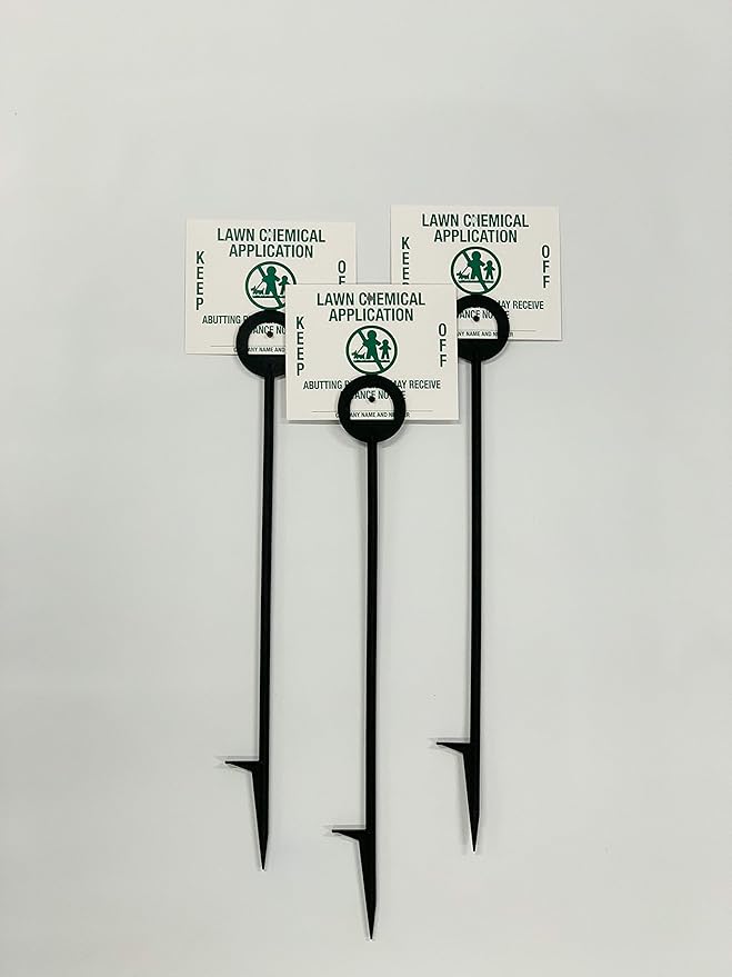 Lawn Treatment Application Stakes & Ohio Signs (Premium Style Stakes / 500 pc. Pack)