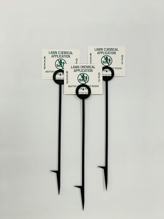 Lawn Treatment Application Stakes & Ohio Signs (Premium Style Stakes / 500 pc. Pack)