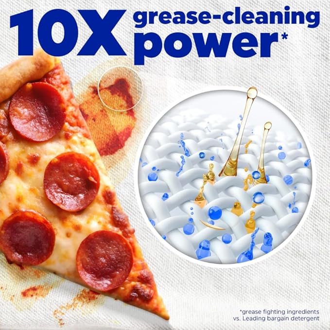 Tide Laundry Detergent Liquid, Original Scent, HE Compatible, 100 Loads, 125 fl oz, Tide Laundry Detergent, Liquid Laundry Detergent (Packaging May Vary)