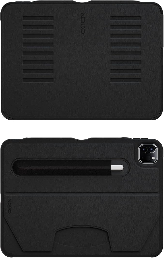 Zugu Case for iPad Pro 11 (M4/M5) 2024/2025, Slim Protective Cover with Apple Pencil Holder, Auto Wake/Sleep, Multiple Viewing Angles, iPad Pro 11 Inch Cover, Phone Protector, Sand