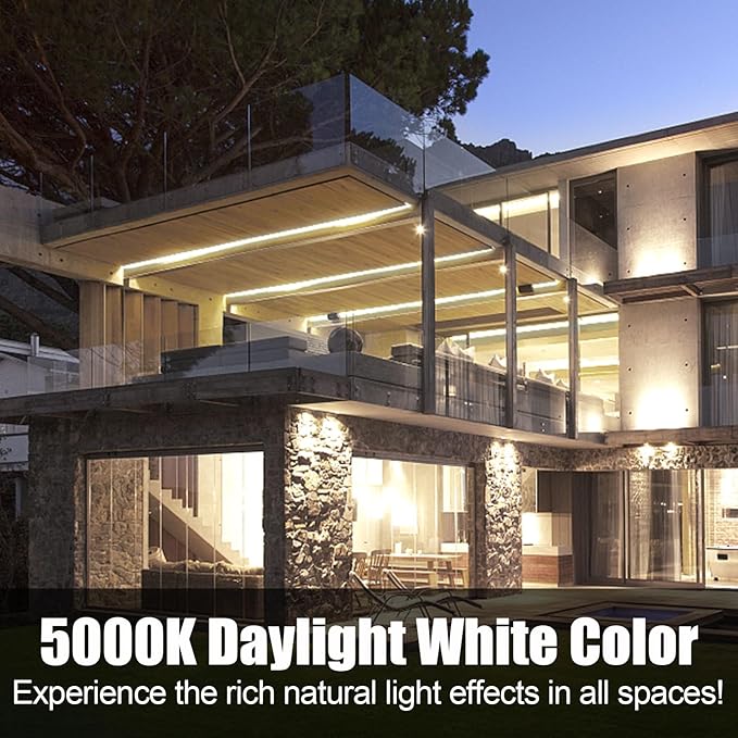 2 Pack Outdoor Wall Washer Lights ,72W 5000K Daylight White Wall Washer Lighting,IP67 Waterproof 4ft 120V Linear Led Wall Light Bar for Outdoor Indoor Building Sign, Hurches,Garden,Courtyards Lighting