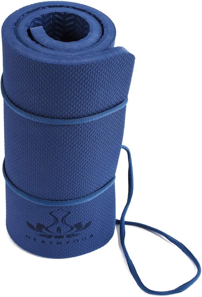 Yoga Knee Pads Cushion Non-Slip Knee Mat by Heathyoga, Knee Pad for Gardening Yard Work, Yoga Knee Pad Cushion for Yoga and Floor Exercises Yoga Mat Accessory 26"x10"x0.5"