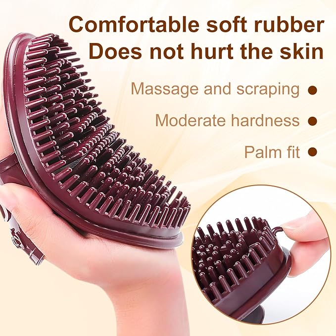 Meridian Brush Massage Brush, Beauty Salon Professional Custom Meridian Brush, Full Bodys Relaxation Comb Massage Tools