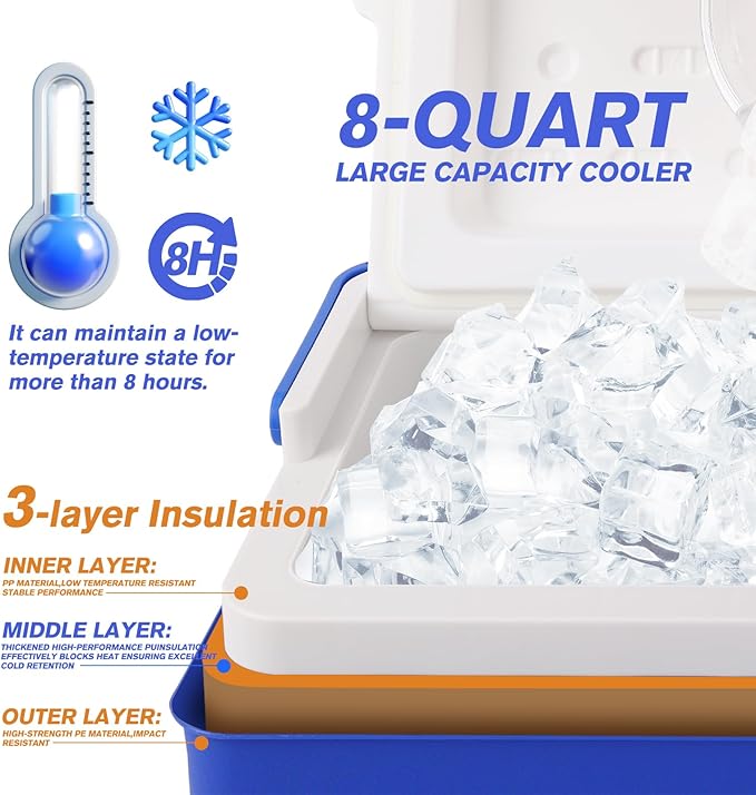 Cold Therapy System Ice Machine System for Knee After Surgery, Knee Ice Machine Cryotherapy Unit with Quiet Pump & Universal Cold Pad for Knee, Shoulder, Hip and Back