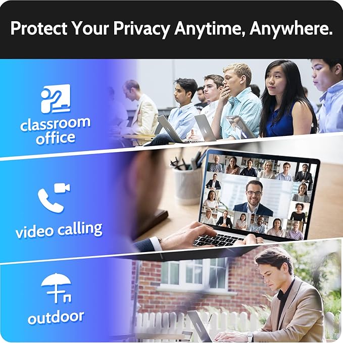 Magnetic Privacy Screen for MacBook Pro 14 Inch (2021-2025, M1, M2, M3, M4, M5), Removable Matte Blue Light Glare Filter for Mac Pro 14.2" Laptop Computer