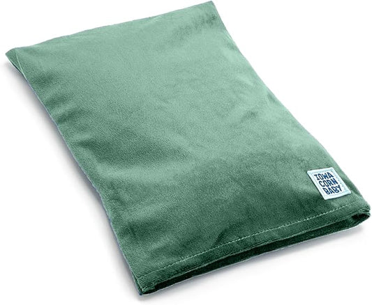 Microwave Heating Pad (with Removable Cover) – Weighted Microwavable Moist Heat Therapy Pad for Back, Neck, Shoulders, and Cramps – Portable, Reusable Cold or Warm Compress, 10" x 7", 2.5lbs