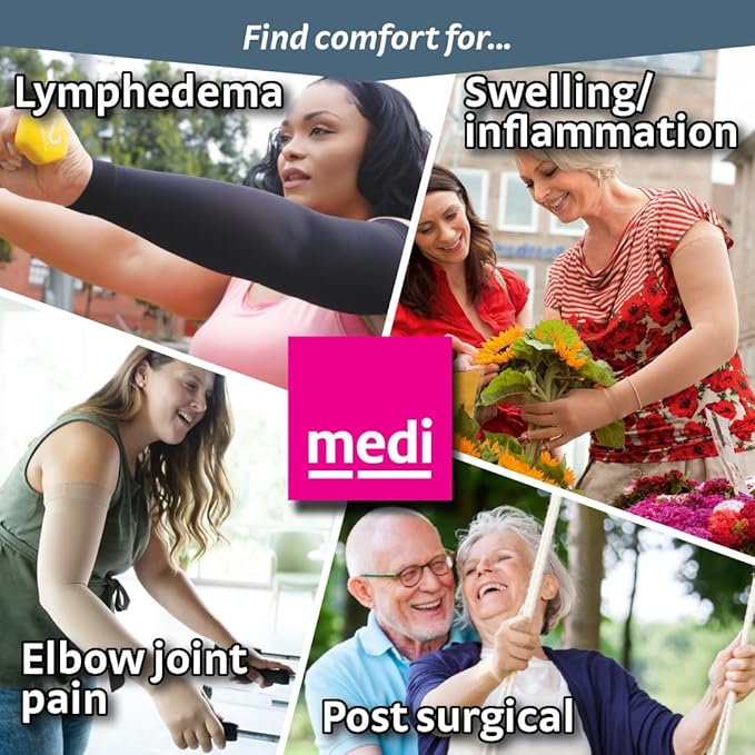 Mediven Harmony Armsleeve 20-30 mmHg for Lymphedema w/ Beaded Silicone Top Band