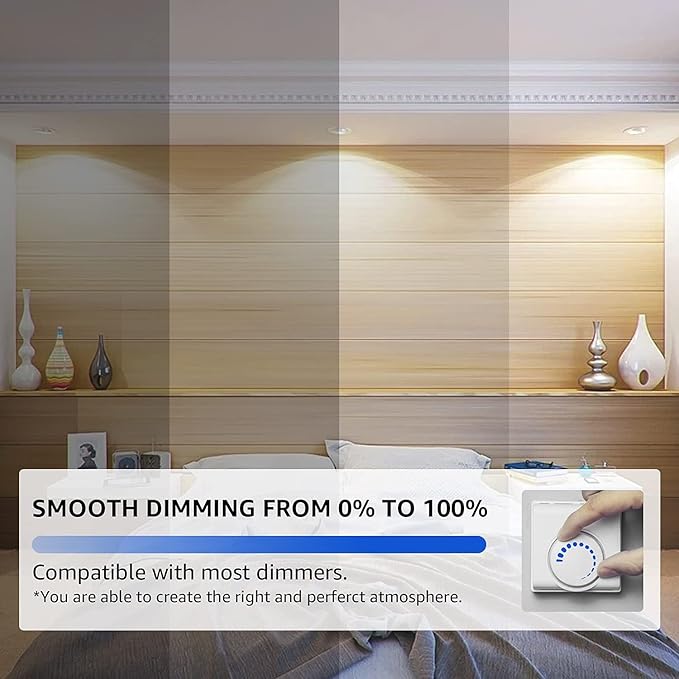 MASTERY MART 100 Watt LED Bulb, Edison Bulbs, Dimmable Light Bulbs E26, 2700K Soft White Bright 9W 1100 Lumens, ST21/ST64 Vintage Lightbulb, UL Listed, Clear Glass, Decorative Light Bulb (10 Pack)